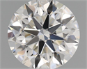 Diamante Natural 0.70 quilates, Redondo , Color I, claridad VVS1 y certificado GIA
