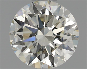 Picture of Natural Diamond 0.70 Carats, Round with Very Good Cut, L Color, VVS1 Clarity and Certified by GIA