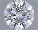 Diamante Natural 0.72 quilates, Redondo , Color I, claridad VVS2 y certificado GIA