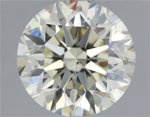 Picture of Natural Diamond 1.50 Carats, Round with Excellent Cut, N Color, VS2 Clarity and Certified by IGI