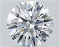 Natural Diamond 1.53 Carats, Round with Excellent Cut, D Color, VS1 Clarity and Certified by GIA