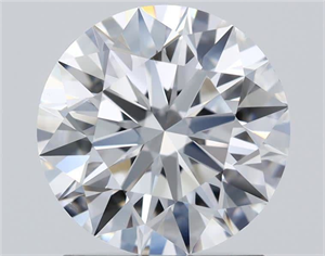 Picture of Natural Diamond 1.53 Carats, Round with Excellent Cut, D Color, VS1 Clarity and Certified by GIA