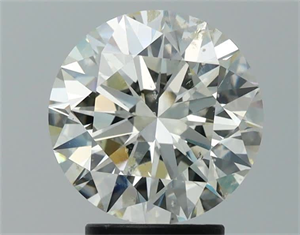 Foto Diamante Natural 3.01 quilates, Redondo , Color K, claridad SI2 y certificado GIA de