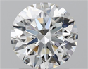 Diamante Natural 1.70 quilates, Redondo , Color H, claridad VS2 y certificado GIA