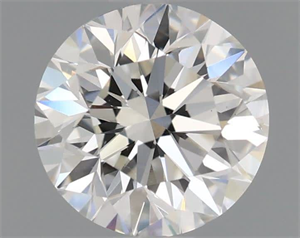 Picture of Natural Diamond 0.90 Carats, Round with Excellent Cut, H Color, VS2 Clarity and Certified by GIA