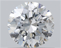 Natural Diamond 0.70 Carats, Round with Very Good Cut, G Color, SI2 Clarity and Certified by GIA