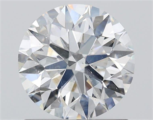 Picture of Natural Diamond 1.11 Carats, Round with Excellent Cut, G Color, SI2 Clarity and Certified by GIA