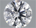 Natural Diamond 0.41 Carats, Round with Excellent Cut, E Color, SI2 Clarity and Certified by IGI