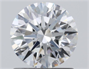 Diamante Natural 1.08 quilates, Redondo , Color G, claridad VVS2 y certificado GIA