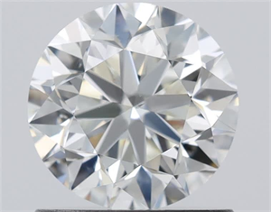 Picture of Natural Diamond 1.02 Carats, Round with Very Good Cut, I Color, VS2 Clarity and Certified by GIA