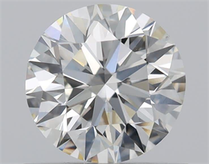 Picture of Natural Diamond 0.70 Carats, Round with Excellent Cut, I Color, VS2 Clarity and Certified by GIA