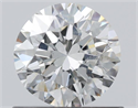 Natural Diamond 0.70 Carats, Round with Very Good Cut, H Color, SI2 Clarity and Certified by GIA