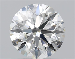 Picture of Natural Diamond 0.70 Carats, Round with Excellent Cut, I Color, VS1 Clarity and Certified by GIA