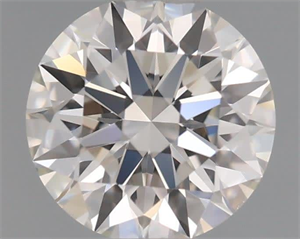 Picture of Natural Diamond 0.50 Carats, Round with Excellent Cut, H Color, VVS1 Clarity and Certified by GIA