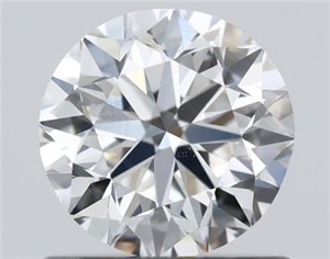 Picture of Natural Diamond 0.90 Carats, Round with Very Good Cut, G Color, VS2 Clarity and Certified by GIA