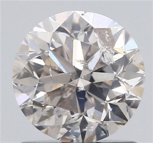 Picture of Natural Diamond 1.00 Carats, Round with Very Good Cut, K Color, I1 Clarity and Certified by IGI