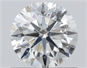 Natural Diamond 0.82 Carats, Round with Very Good Cut, H Color, SI2 Clarity and Certified by GIA