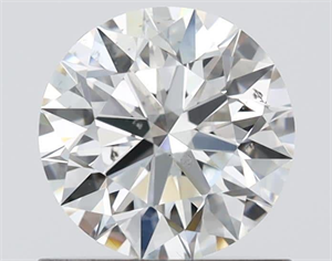 Picture of Natural Diamond 0.80 Carats, Round with Excellent Cut, I Color, SI1 Clarity and Certified by GIA