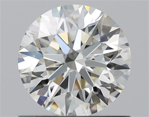 Picture of Natural Diamond 0.80 Carats, Round with Excellent Cut, K Color, VS1 Clarity and Certified by GIA