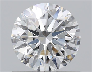 Picture of Natural Diamond 0.76 Carats, Round with Excellent Cut, F Color, VS1 Clarity and Certified by GIA