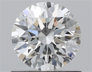 Picture of Natural Diamond 0.74 Carats, Round with Excellent Cut, H Color, VS1 Clarity and Certified by GIA