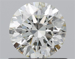 Picture of Natural Diamond 0.72 Carats, Round with Excellent Cut, L Color, SI1 Clarity and Certified by GIA