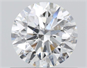 Natural Diamond 0.71 Carats, Round with Excellent Cut, G Color, SI2 Clarity and Certified by GIA