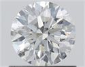 Natural Diamond 0.71 Carats, Round with Excellent Cut, I Color, SI1 Clarity and Certified by GIA