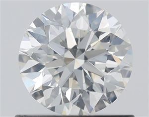 Picture of Natural Diamond 0.71 Carats, Round with Excellent Cut, I Color, SI1 Clarity and Certified by GIA
