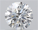 Natural Diamond 0.71 Carats, Round with Excellent Cut, H Color, VS2 Clarity and Certified by GIA
