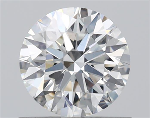 Picture of Natural Diamond 0.71 Carats, Round with Excellent Cut, H Color, VS2 Clarity and Certified by GIA