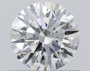 Picture of Natural Diamond 0.71 Carats, Round with Excellent Cut, H Color, VVS2 Clarity and Certified by GIA