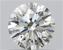 Natural Diamond 0.71 Carats, Round with Excellent Cut, K Color, VS1 Clarity and Certified by GIA