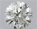 Natural Diamond 0.71 Carats, Round with Excellent Cut, L Color, VS1 Clarity and Certified by GIA