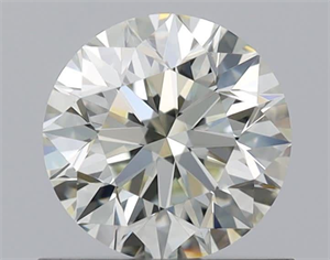 Picture of Natural Diamond 0.71 Carats, Round with Excellent Cut, L Color, VS1 Clarity and Certified by GIA
