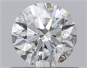 Natural Diamond 0.70 Carats, Round with Very Good Cut, H Color, SI1 Clarity and Certified by GIA