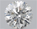 Natural Diamond 0.70 Carats, Round with Excellent Cut, I Color, SI1 Clarity and Certified by GIA