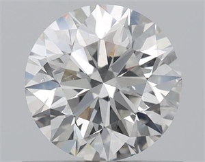 Picture of Natural Diamond 0.70 Carats, Round with Excellent Cut, I Color, SI1 Clarity and Certified by GIA