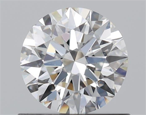 Picture of Natural Diamond 0.70 Carats, Round with Excellent Cut, H Color, VS2 Clarity and Certified by GIA