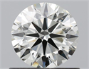 Natural Diamond 0.70 Carats, Round with Very Good Cut, L Color, VS1 Clarity and Certified by GIA