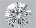 Natural Diamond 0.70 Carats, Round with Excellent Cut, H Color, VS2 Clarity and Certified by GIA