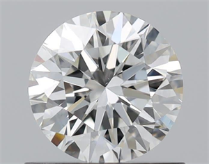 Picture of Natural Diamond 0.70 Carats, Round with Excellent Cut, H Color, VS2 Clarity and Certified by GIA