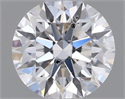 Natural Diamond 0.41 Carats, Round with Excellent Cut, D Color, SI2 Clarity and Certified by GIA