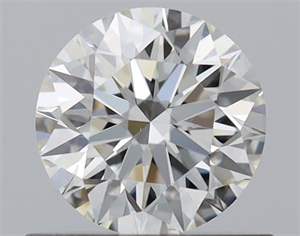 Picture of Natural Diamond 0.63 Carats, Round with Excellent Cut, J Color, VS1 Clarity and Certified by GIA