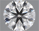 Natural Diamond 0.70 Carats, Round with Very Good Cut, H Color, SI1 Clarity and Certified by GIA