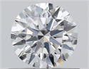 Diamante Natural 0.63 quilates, Redondo , Color F, claridad VVS2 y certificado GIA