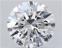 Diamante Natural 0.61 quilates, Redondo , Color E, claridad VVS2 y certificado GIA