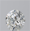 Natural Diamond 3.29 Carats, Round with Excellent Cut, H Color, SI1 Clarity and Certified by GIA