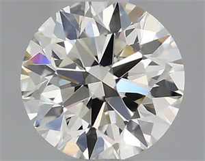 Picture of Natural Diamond 0.40 Carats, Round with Excellent Cut, M Color, VVS1 Clarity and Certified by GIA