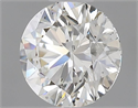 Diamante Natural 0.51 quilates, Redondo , Color J, claridad SI1 y certificado GIA